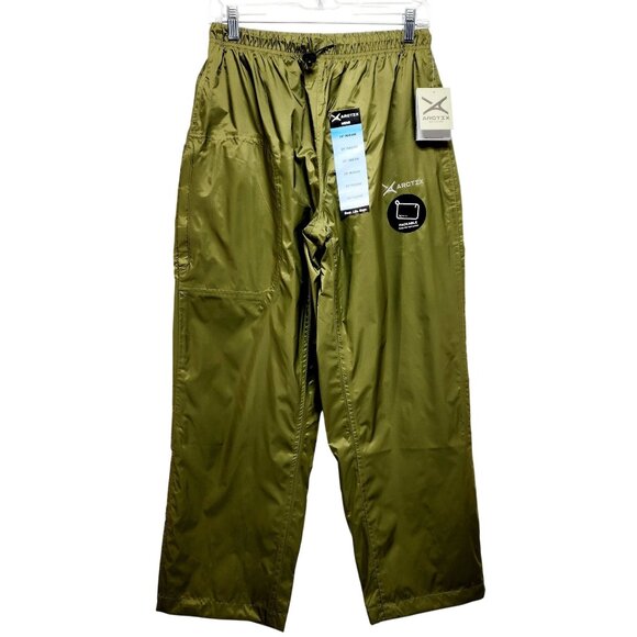 Arctix Mens Storm Rain Pants Olive Size Small  Waterproof Lightweight Packable - Picture 1 of 15